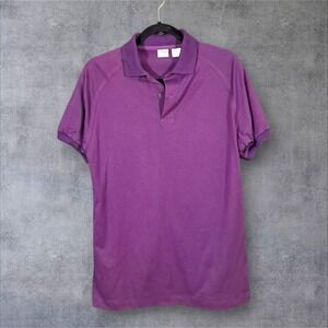 VTG Patron Polo Shirt Made in Japan Purple Ringer Preppy Tennis‎ 90s Breathable
